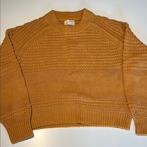 Cozy Knit Sweater in Warm Tan